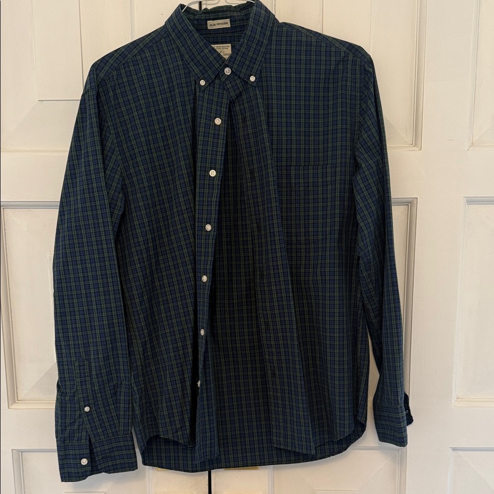 Mens J.Crew Plaid Button Down
